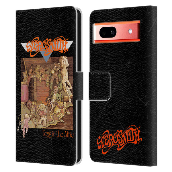 Aerosmith Classics Toys In The Attic Leather Book Wallet Case Cover For Google Pixel 7a