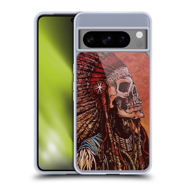 David Lozeau Colourful Grunge Native American Soft Gel Case for Google Pixel 8 Pro