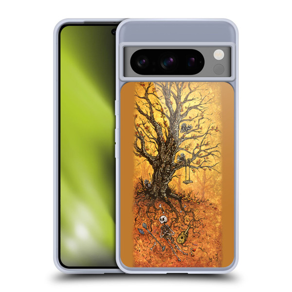 David Lozeau Colourful Art Tree Of Life Soft Gel Case for Google Pixel 8 Pro