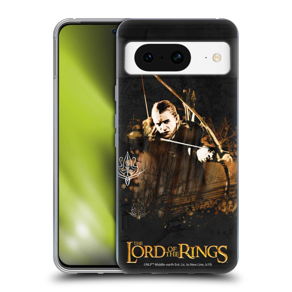 The Lord Of The Rings The Fellowship Of The Ring Character Art Legolas Soft Gel Case for Google Pixel 8