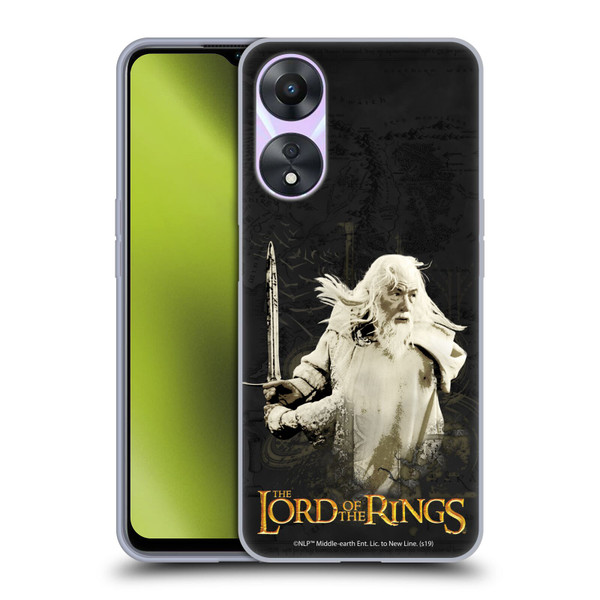 The Lord Of The Rings The Fellowship Of The Ring Character Art Gandalf Soft Gel Case for OPPO A78 5G