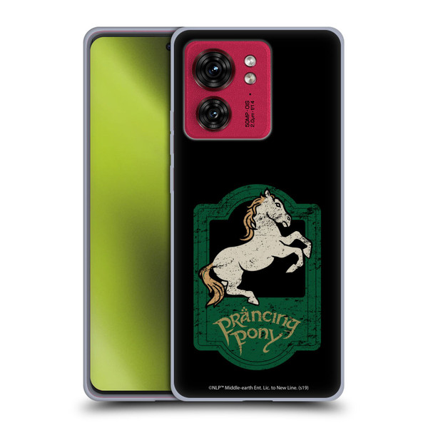 The Lord Of The Rings The Fellowship Of The Ring Graphics Prancing Pony Soft Gel Case for Motorola Moto Edge 40