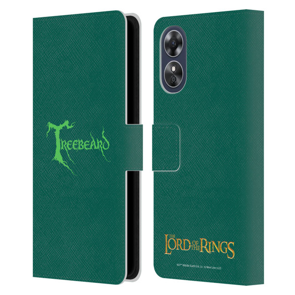 The Lord Of The Rings The Fellowship Of The Ring Graphics Treebeard Leather Book Wallet Case Cover For OPPO A17