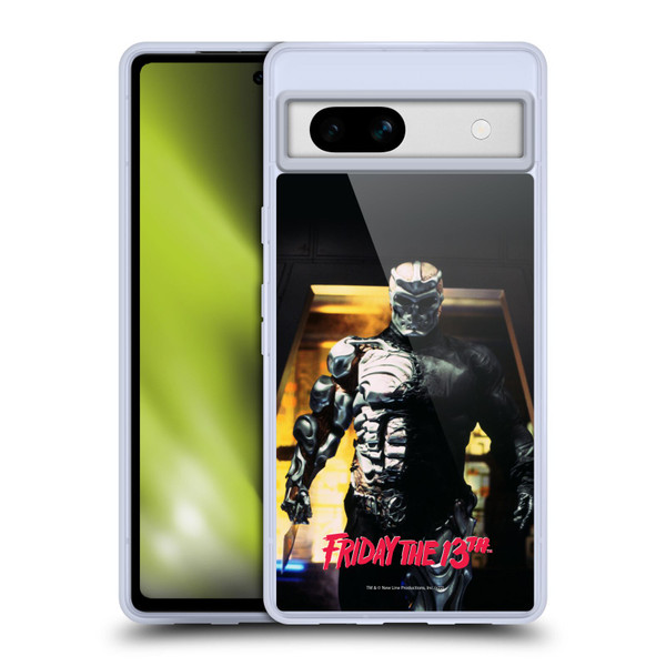 Friday the 13th: Jason X Graphics Jason Cyborg Soft Gel Case for Google Pixel 7a