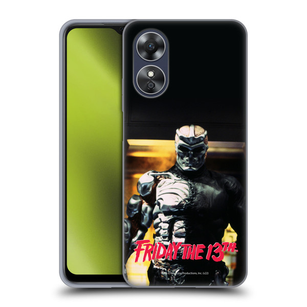 Friday the 13th: Jason X Comic Art And Logos Black And Red Soft Gel Case for OPPO A17