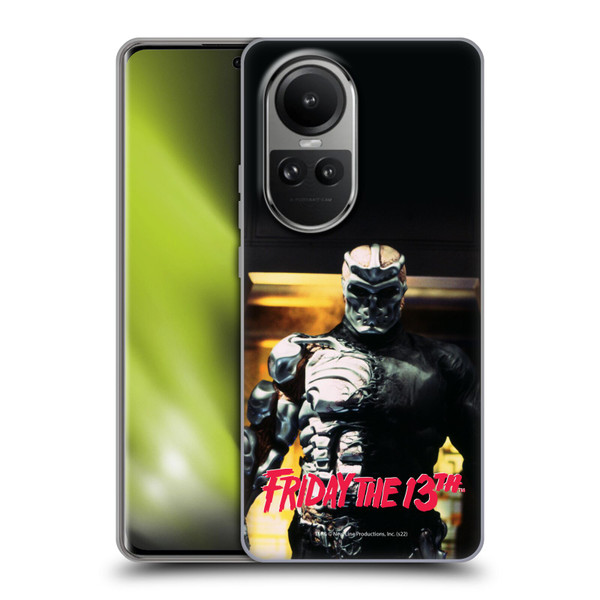 Friday the 13th: Jason X Comic Art And Logos Black And Red Soft Gel Case for OPPO Reno10 5G / Reno10 Pro 5G