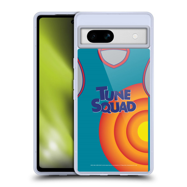 Space Jam: A New Legacy Graphics Jersey Soft Gel Case for Google Pixel 7a
