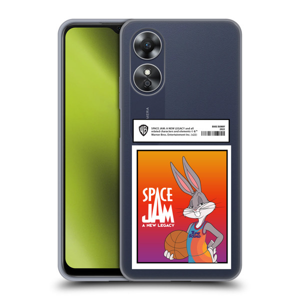 Space Jam: A New Legacy Graphics Bugs Bunny Card Soft Gel Case for OPPO A17