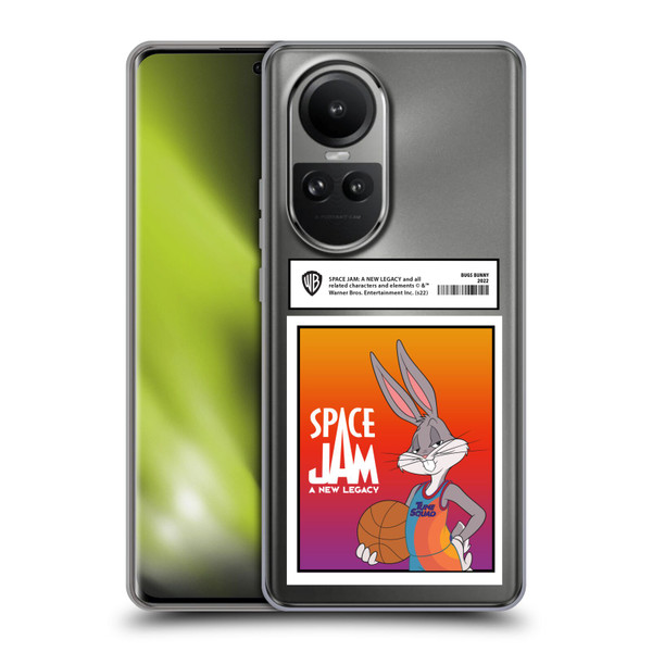 Space Jam: A New Legacy Graphics Bugs Bunny Card Soft Gel Case for OPPO Reno10 5G / Reno10 Pro 5G