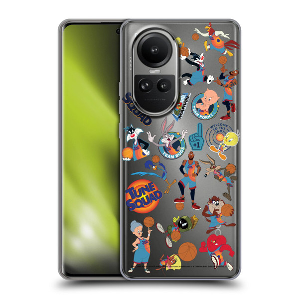 Space Jam: A New Legacy Graphics Squad Soft Gel Case for OPPO Reno10 5G / Reno10 Pro 5G
