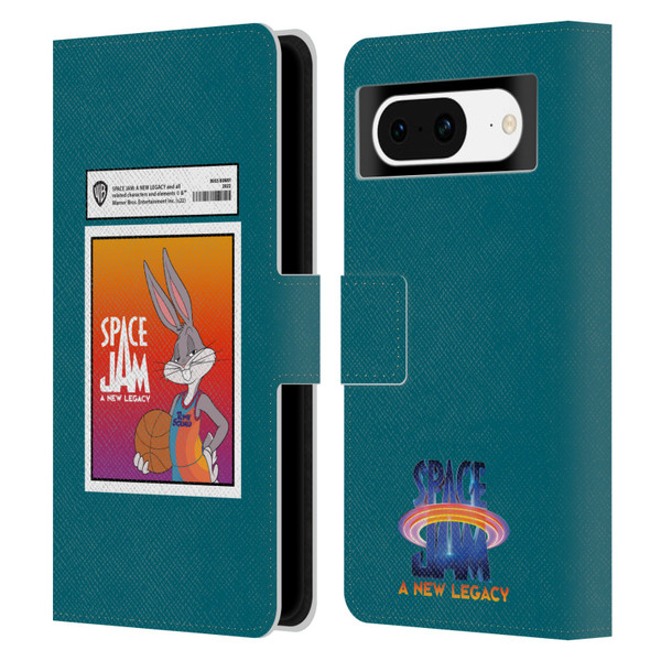 Space Jam: A New Legacy Graphics Bugs Bunny Card Leather Book Wallet Case Cover For Google Pixel 8