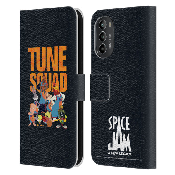 Space Jam: A New Legacy Graphics Tune Squad Leather Book Wallet Case Cover For Motorola Moto G82 5G