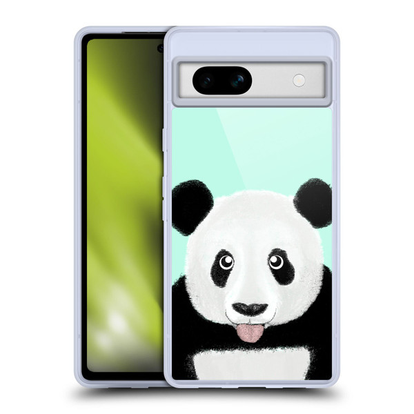 Barruf Animals The Cute Panda Soft Gel Case for Google Pixel 7a