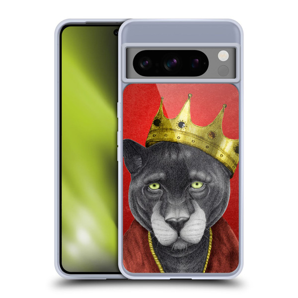 Barruf Animals The King Panther Soft Gel Case for Google Pixel 8 Pro
