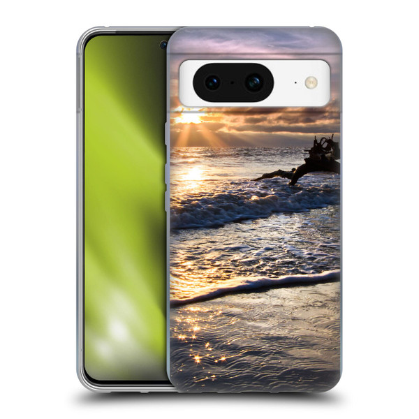 Celebrate Life Gallery Beaches Sparkly Water At Driftwood Soft Gel Case for Google Pixel 8