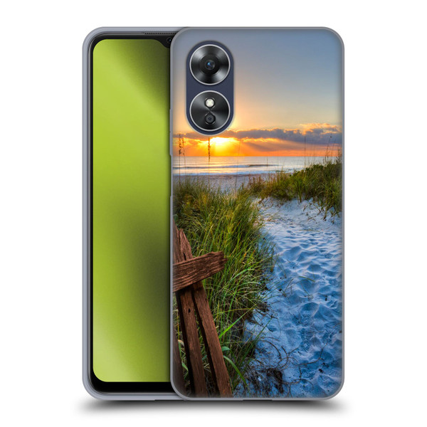 Celebrate Life Gallery Beaches Sandy Trail Soft Gel Case for OPPO A17