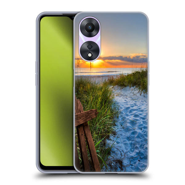 Celebrate Life Gallery Beaches Sandy Trail Soft Gel Case for OPPO A78 5G