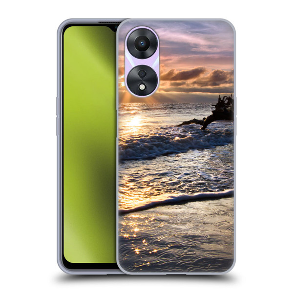 Celebrate Life Gallery Beaches Sparkly Water At Driftwood Soft Gel Case for OPPO A78 5G
