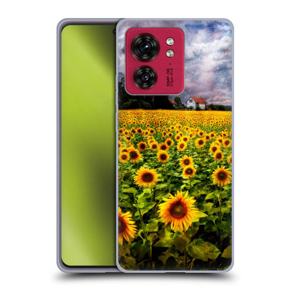 Celebrate Life Gallery Florals Dreaming Of Sunflowers Soft Gel Case for Motorola Moto Edge 40
