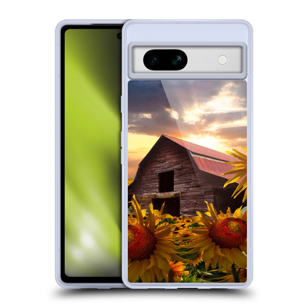 Celebrate Life Gallery Florals Sunflower Dance Soft Gel Case for Google Pixel 7a