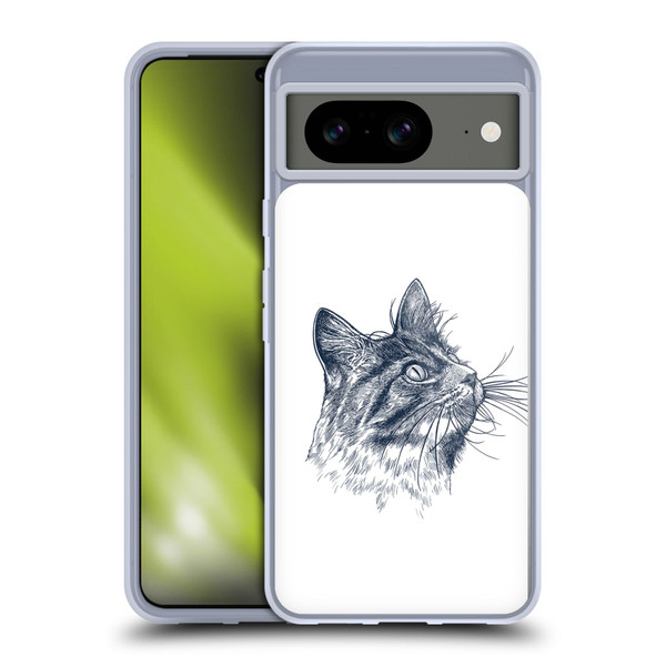 Rachel Caldwell Animals 3 Cat Soft Gel Case for Google Pixel 8