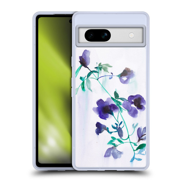 Mai Autumn Floral Blooms Moon Drops Soft Gel Case for Google Pixel 7a