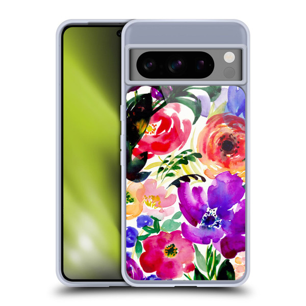 Mai Autumn Floral Garden Bloom Soft Gel Case for Google Pixel 8 Pro