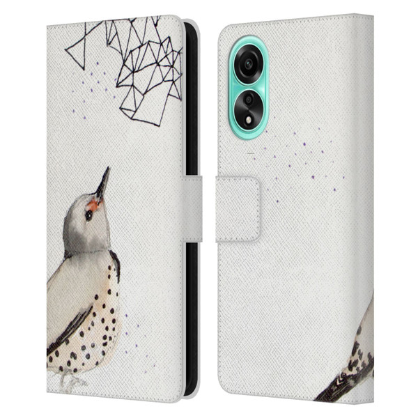 Mai Autumn Birds Northern Flicker Leather Book Wallet Case Cover For OPPO A78 5G