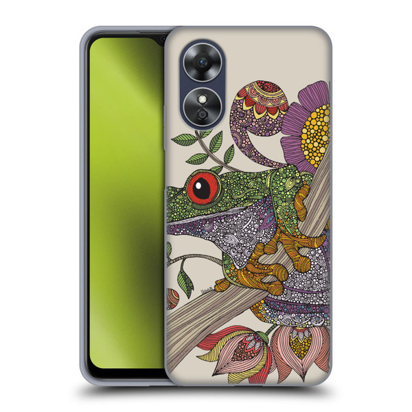 Valentina Animals And Floral Frog Soft Gel Case for OPPO A17