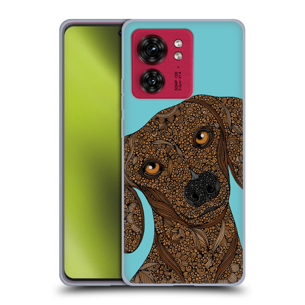 Valentina Dogs Dachshund Soft Gel Case for Motorola Moto Edge 40