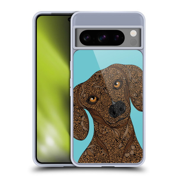 Valentina Dogs Dachshund Soft Gel Case for Google Pixel 8 Pro