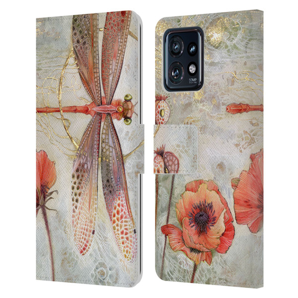 Stephanie Law Immortal Ephemera Trance Leather Book Wallet Case Cover For Motorola Moto Edge 40 Pro