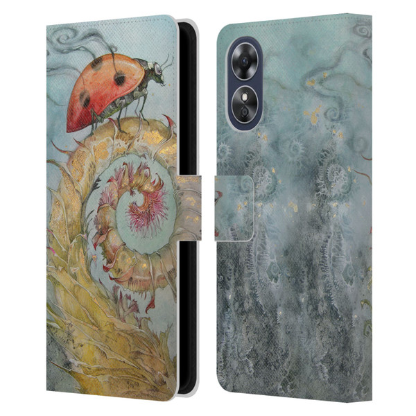 Stephanie Law Immortal Ephemera Ladybird Leather Book Wallet Case Cover For OPPO A17