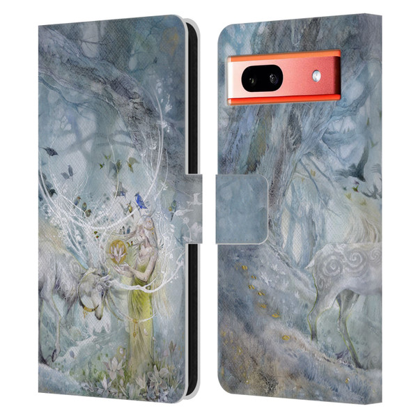 Stephanie Law Stag Sonata Cycle Resonance Leather Book Wallet Case Cover For Google Pixel 7a