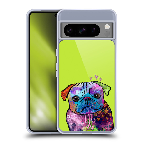 Duirwaigh Animals Pug Dog Soft Gel Case for Google Pixel 8 Pro