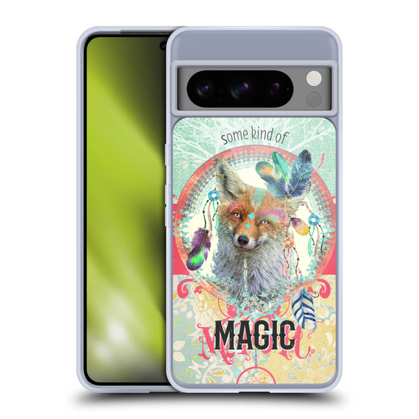 Duirwaigh Boho Animals Fox Soft Gel Case for Google Pixel 8 Pro