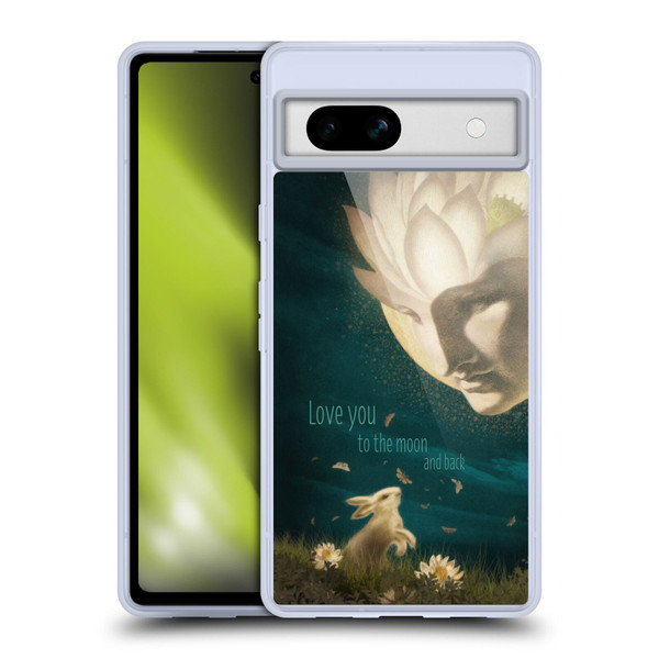Duirwaigh God Moon Soft Gel Case for Google Pixel 7a