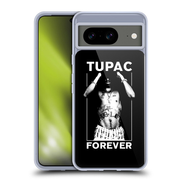 Tupac Shakur Key Art Forever Soft Gel Case for Google Pixel 8