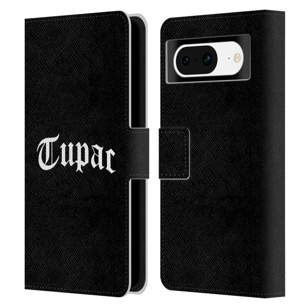 Tupac Shakur Logos Old English 2 Leather Book Wallet Case Cover For Google Pixel 8