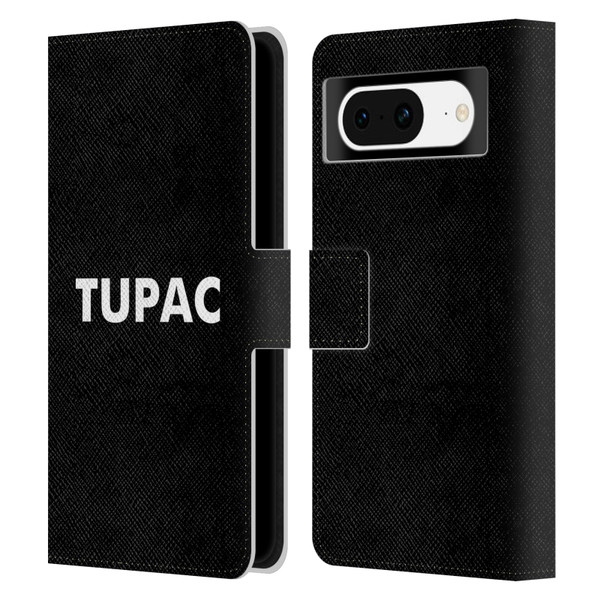 Tupac Shakur Logos Sans Serif Leather Book Wallet Case Cover For Google Pixel 8