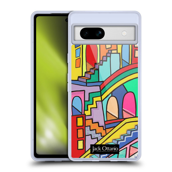 Jack Ottanio Art Borgocapri 2050 Soft Gel Case for Google Pixel 7a