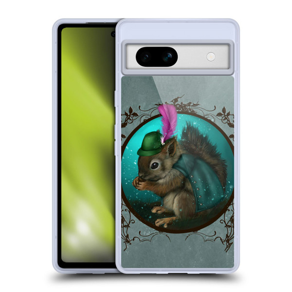 Ash Evans Animals Squirrel Soft Gel Case for Google Pixel 7a