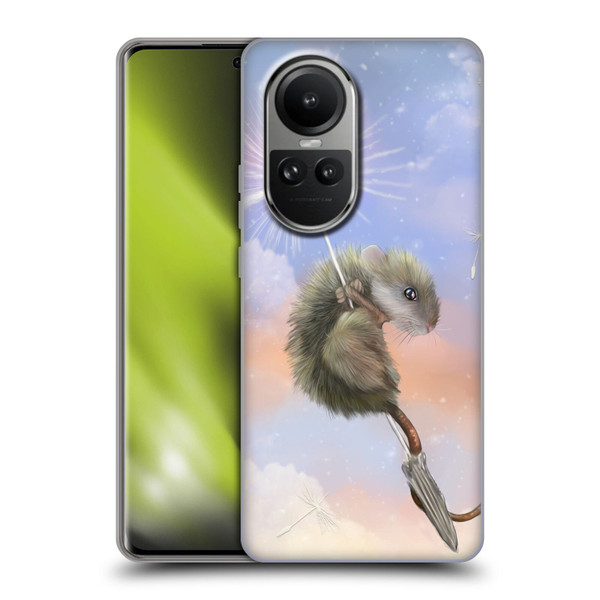 Ash Evans Animals Dandelion Mouse Soft Gel Case for OPPO Reno10 5G / Reno10 Pro 5G