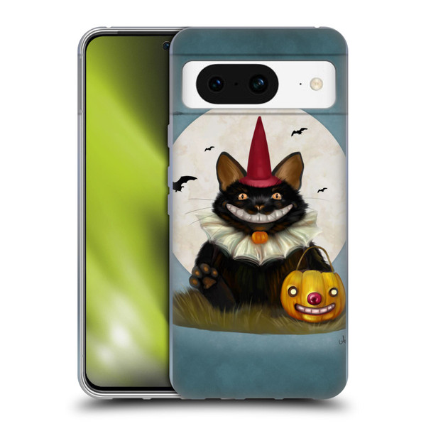 Ash Evans Black Cats 2 Halloween Cat Soft Gel Case for Google Pixel 8