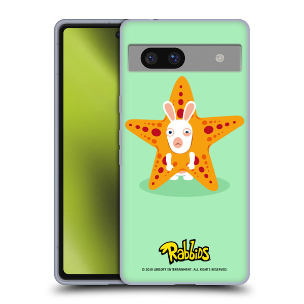 Rabbids Costumes Starfish Soft Gel Case for Google Pixel 7a