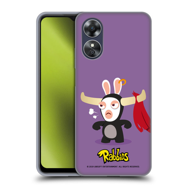 Rabbids Costumes Bull Soft Gel Case for OPPO A17