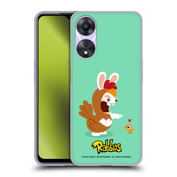 Rabbids Costumes Chicken Soft Gel Case for OPPO A78 5G