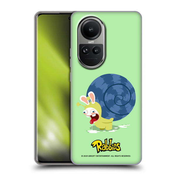 Rabbids Costumes Snail Soft Gel Case for OPPO Reno10 5G / Reno10 Pro 5G