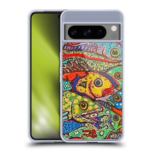 Mad Dog Art Gallery Assorted Designs Many Mad Fish Soft Gel Case for Google Pixel 8 Pro