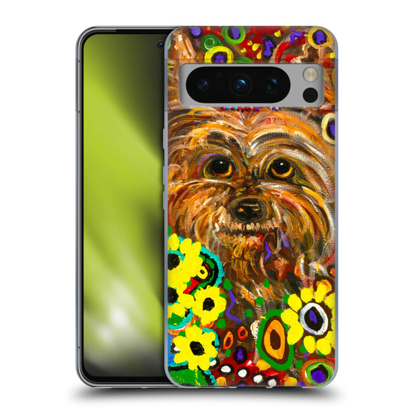 Mad Dog Art Gallery Dogs 2 Yorkie Soft Gel Case for Google Pixel 8 Pro
